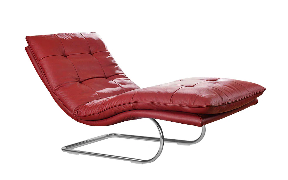 Bild von W.SCHILLIG Relaxliege "daily dreams", in Waffelkissen-Optik, wahlweise mit Motor, Freischwingergestell
