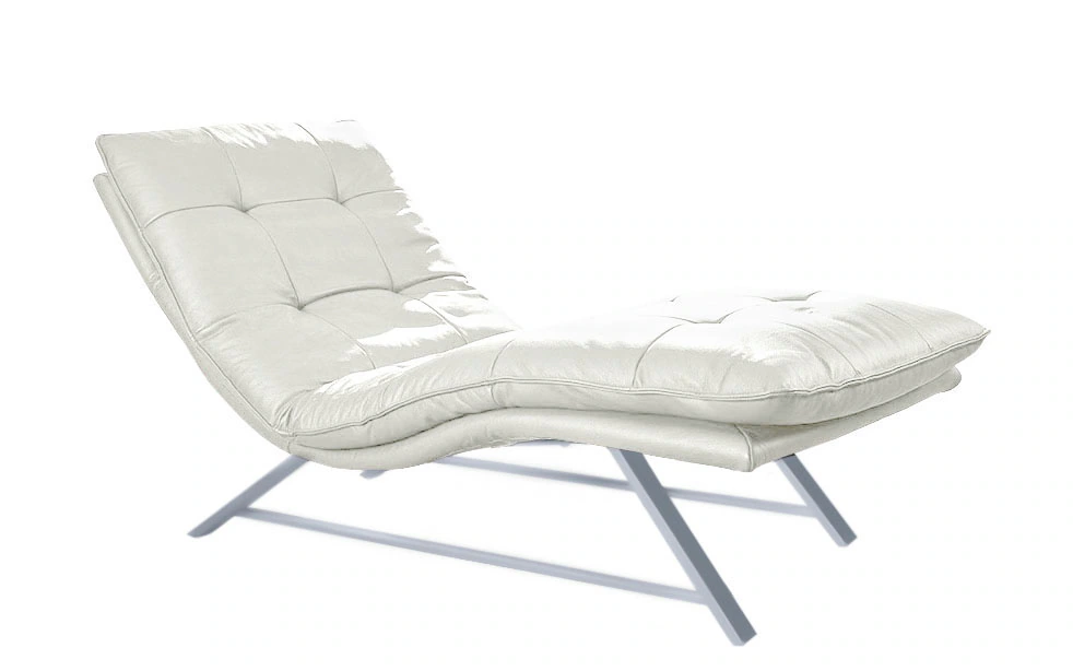 Bild von W.SCHILLIG Relaxliege "daily dreams", in Waffelkissen-Optik, wahlweise mit Motor, Kufengestell, in 2 Breiten