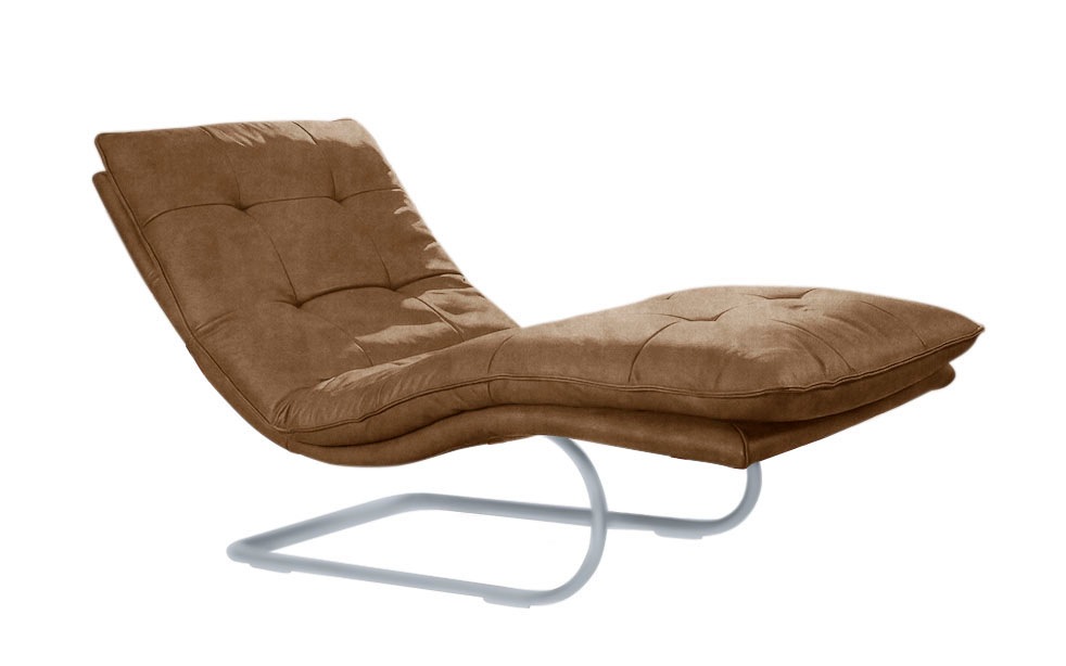 Bild von W.SCHILLIG Relaxliege "daily dreams", in Waffelkissen-Optik, wahlweise mit Motor, silber matt, in 2 Breiten