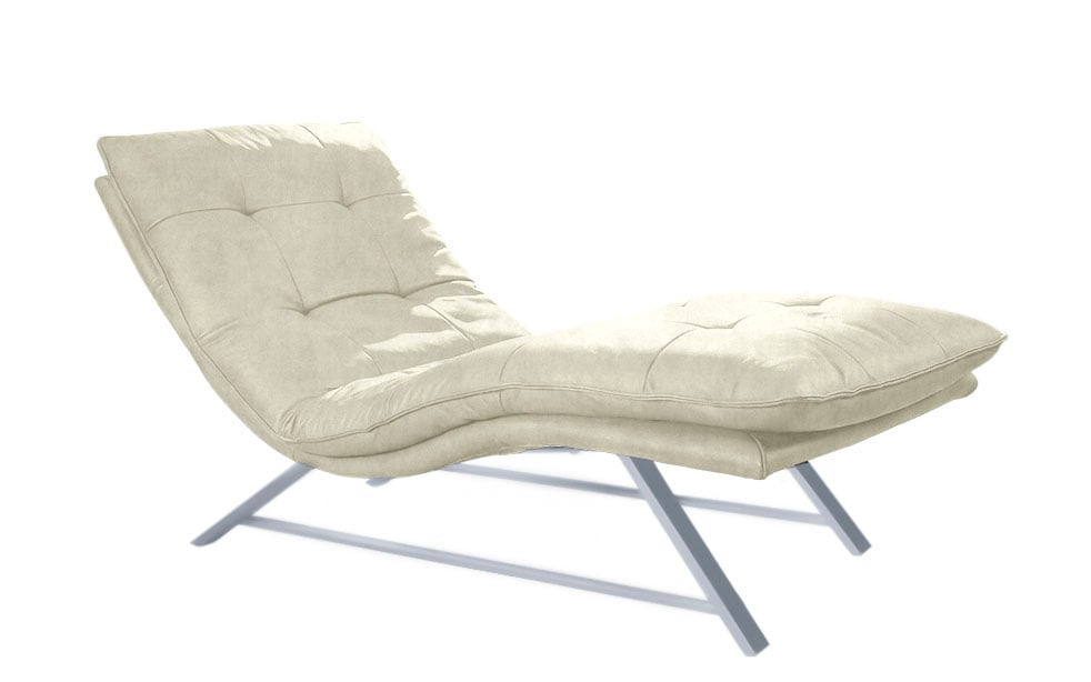 Bild von W.SCHILLIG Relaxliege "daily dreams", in Waffelkissen-Optik, wahlweise mit Motor, Kufengestell, in 2 Breiten