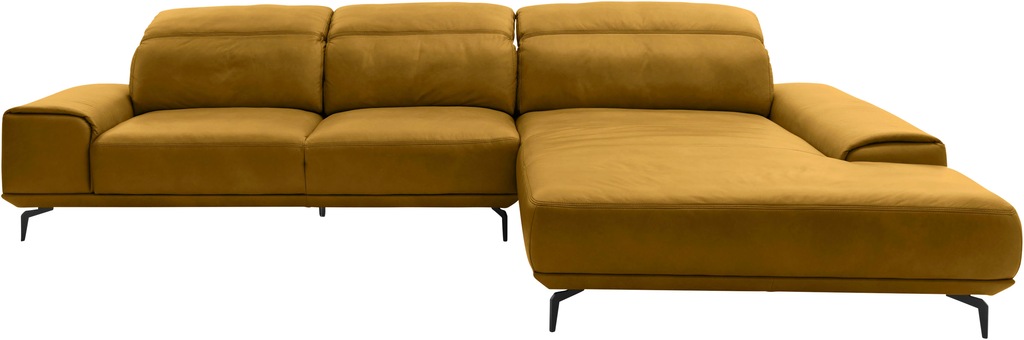 Bild von Musterring Wohnlandschaft "MR 2490", Fuß Schwarz, Sitzhöhe 46cm, wahlweise mit Funktionen, Maße 342x207 cm
