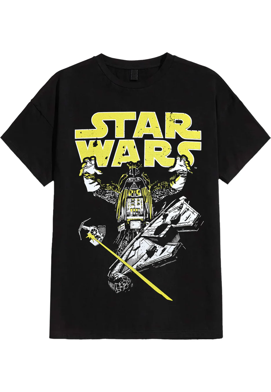 Bild von Star Wars - Vader Intimidation - T-Shirt - Schwarz - M - 100% Baumwolle,Jersey