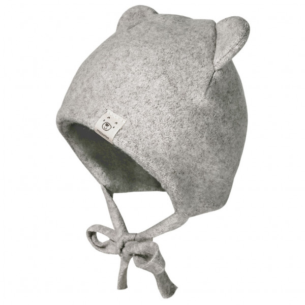 Bild von maximo - Baby-Mütze mit Öhrchen - Mütze Gr 45 cm grau