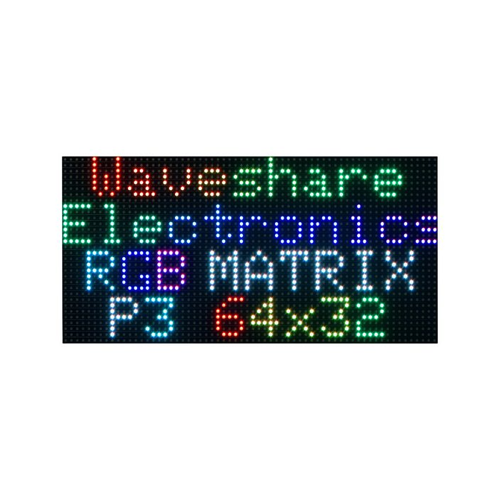 Bild von Waveshare RGB-Vollfarb-LED-Matrix-Panel 64×32 Pixel