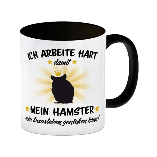 Bild von Humorvolle Tasse für Hamsterliebhaber