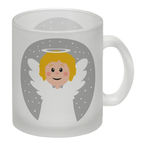 Bild von Speecheese Tasse Engel im Schnee Glas Tasse
