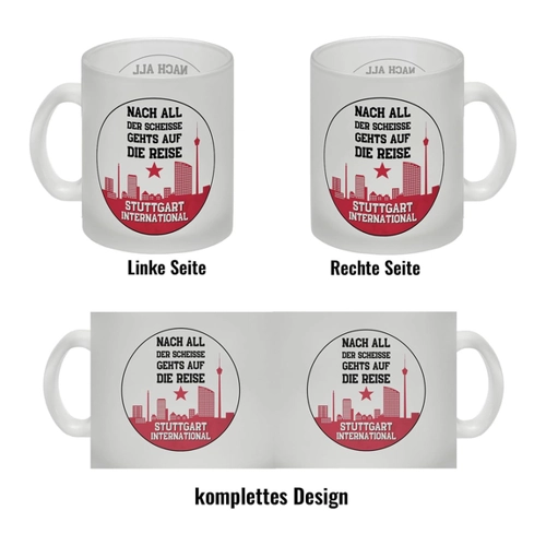 Bild von Stuttgart Europapokal Glas Tasse – Ein Must-Have für jeden Fan