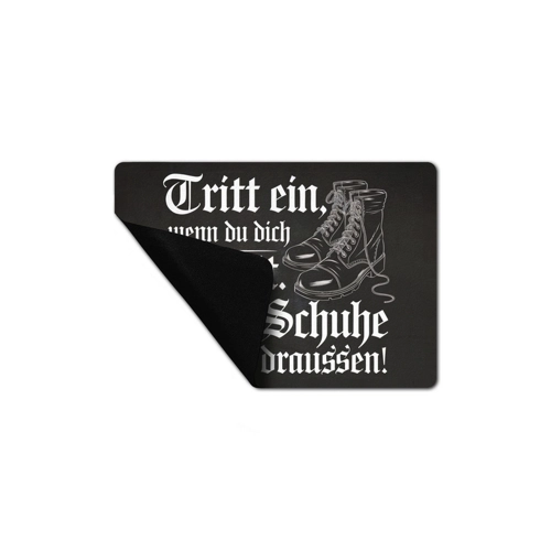 Bild von speecheese Tritt ein wenn du dich Traust Fußmatte – Modell 1012084