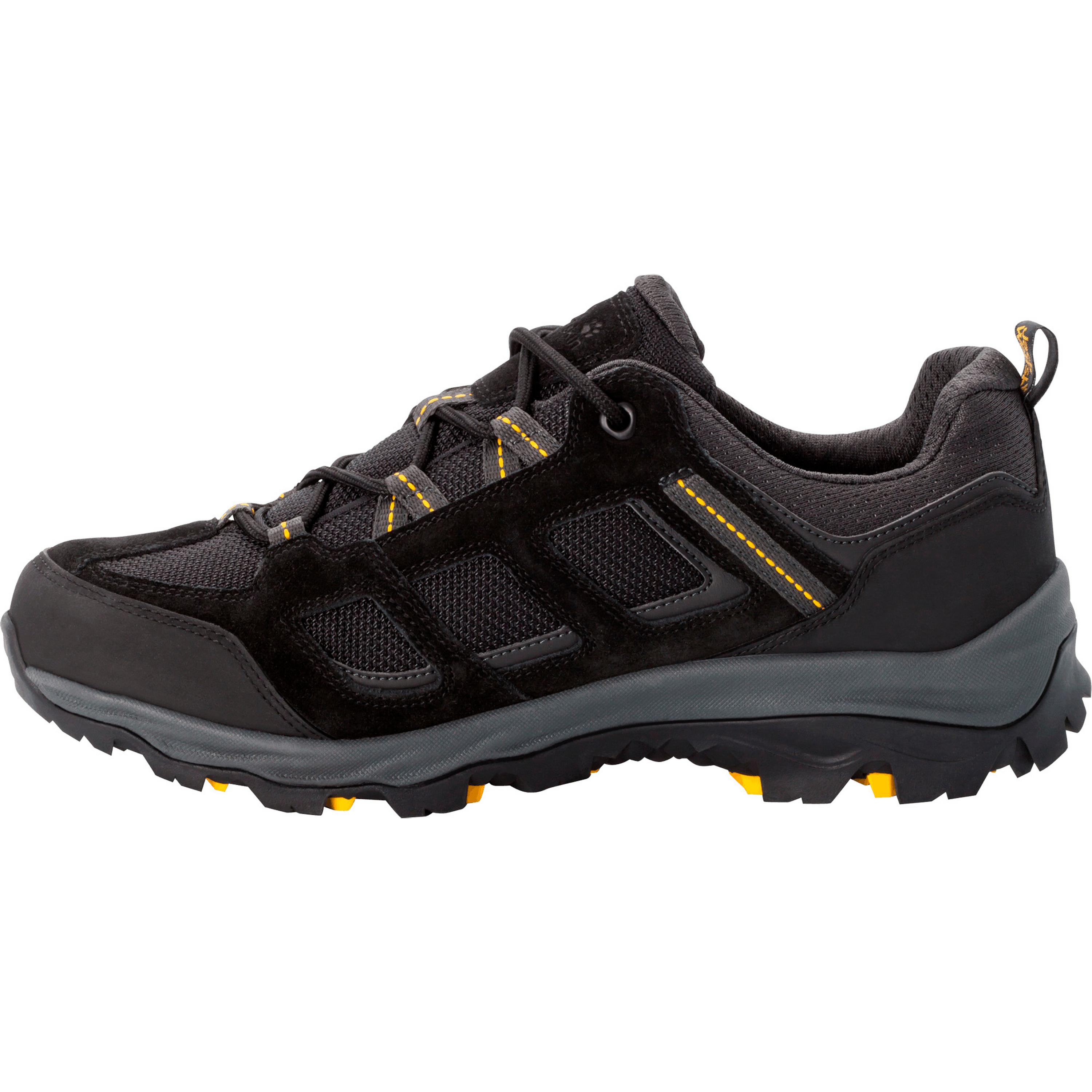 Bild von Jack Wolfskin Vojo 3 Texapore Low Men Wasserdichte Wanderschuhe Herren 41 black / burly yellow xt Black / Burly Yellow Xt