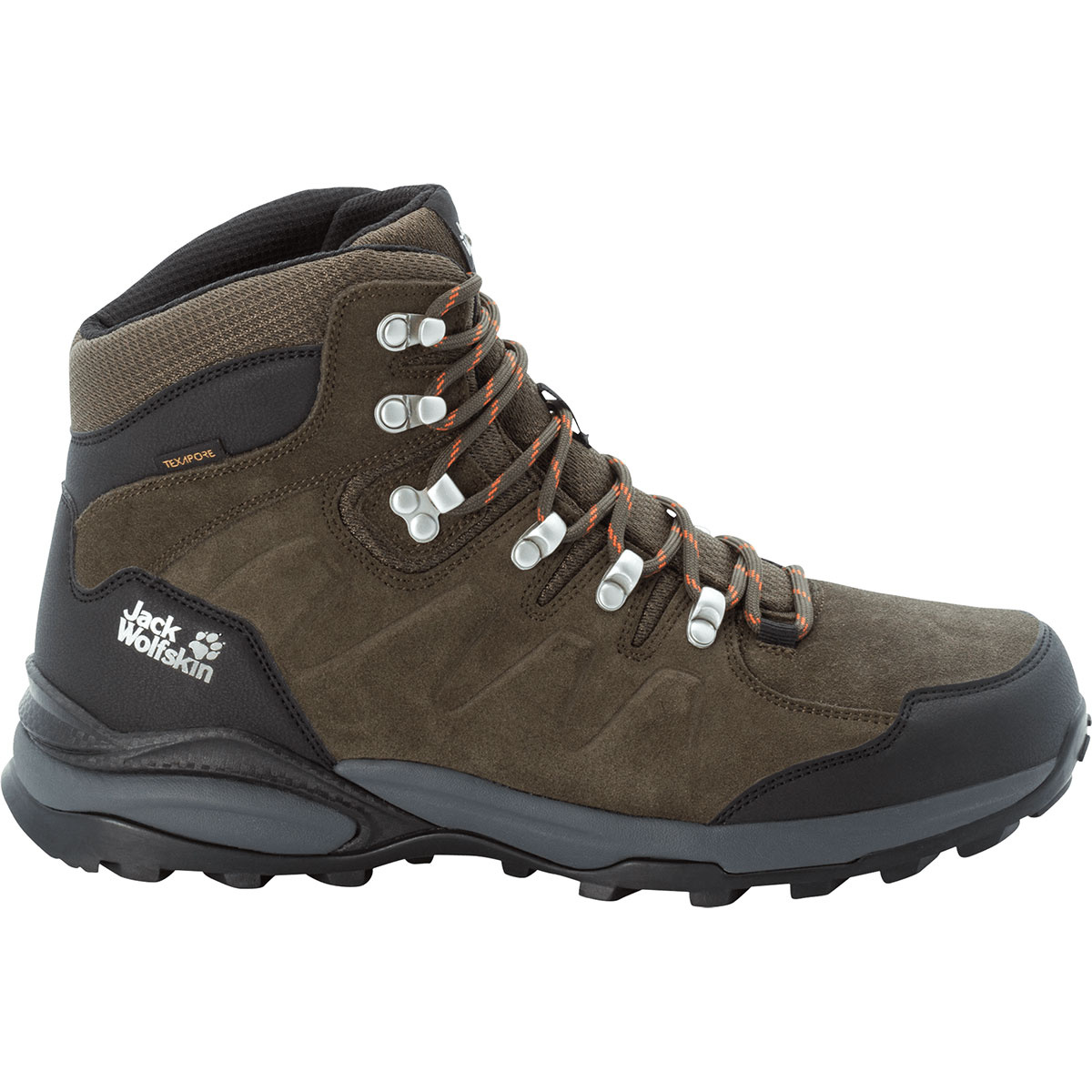 Bild von Jack Wolfskin Refugio Texapore Mid Men Wasserdichte Wanderschuhe Herren 42.5 miscellaneous Khaki / Phantom