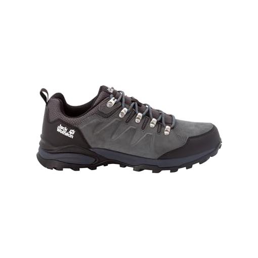 Bild von Jack Wolfskin Refugio Texapore Low Men Wasserdichte Wanderschuhe Herren 47 grau grey / black