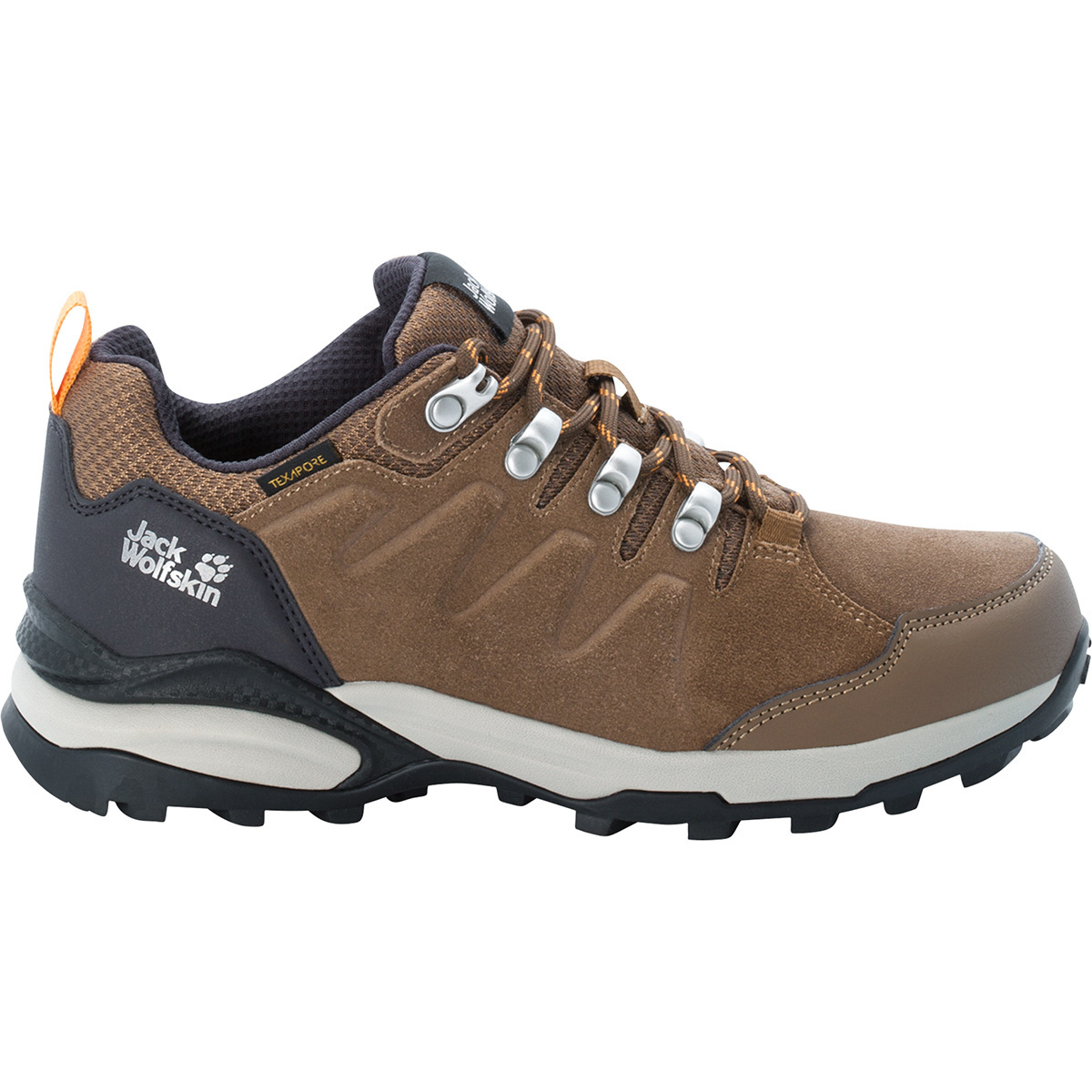 Bild von Jack Wolfskin Refugio Texapore Low Women Wasserdichte Wanderschuhe Damen 40 miscellaneous,brown,orange brown / apricot