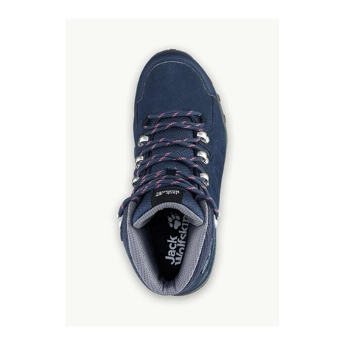 Bild von Jack Wolfskin Refugio Texapore Mid Women Wasserdichte Wanderschuhe Damen 40 blau dark blue / grey
