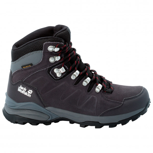 Bild von Jack Wolfskin Refugio Texapore Mid Women Wasserdichte Wanderschuhe Damen 38 miscellaneous,grey,purple Dark Steel / Purple
