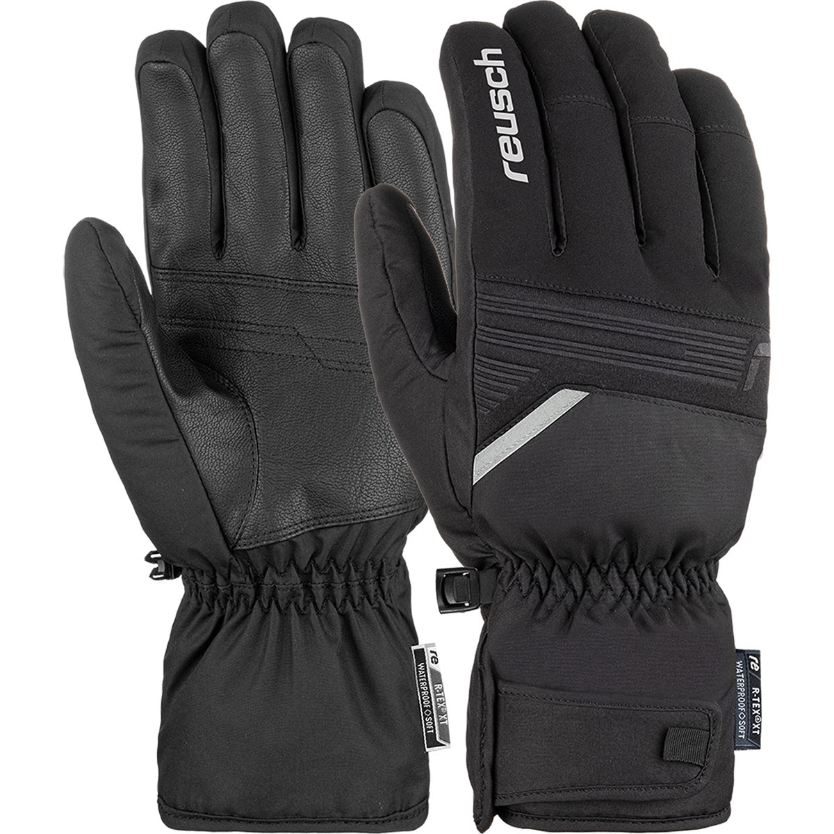 Bild von Reusch Herren Bradley R-TEX warmer, wasserdichter und atmungsaktiver Winterhandschuh, 7.5, schwarz / weiß