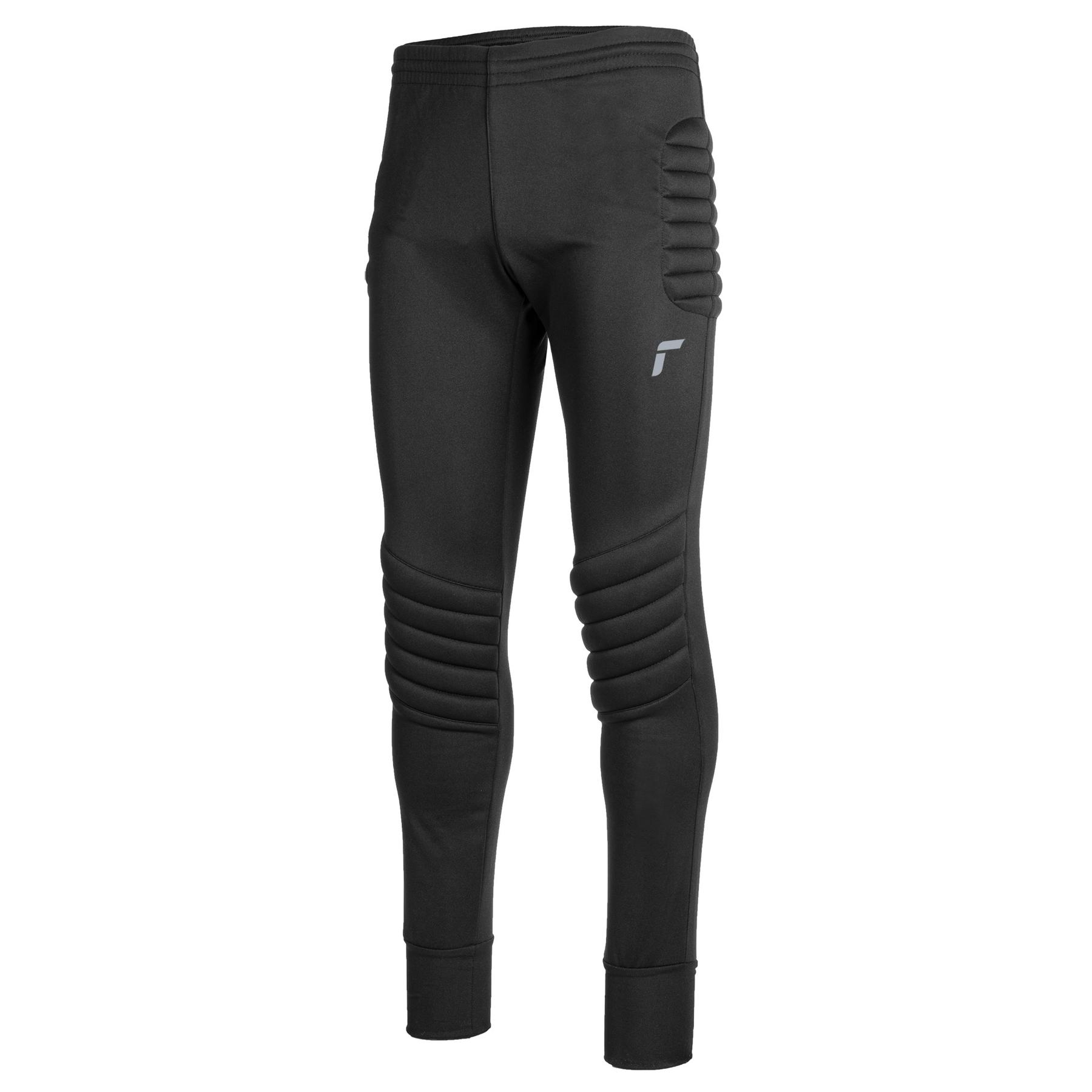 Bild von Reusch Herren Goalkeeper Goalkeeping Training Trousers Fu ball Torwarthose lang gepolstert f r Erwachsene, Schwarz / Silber, XL EU