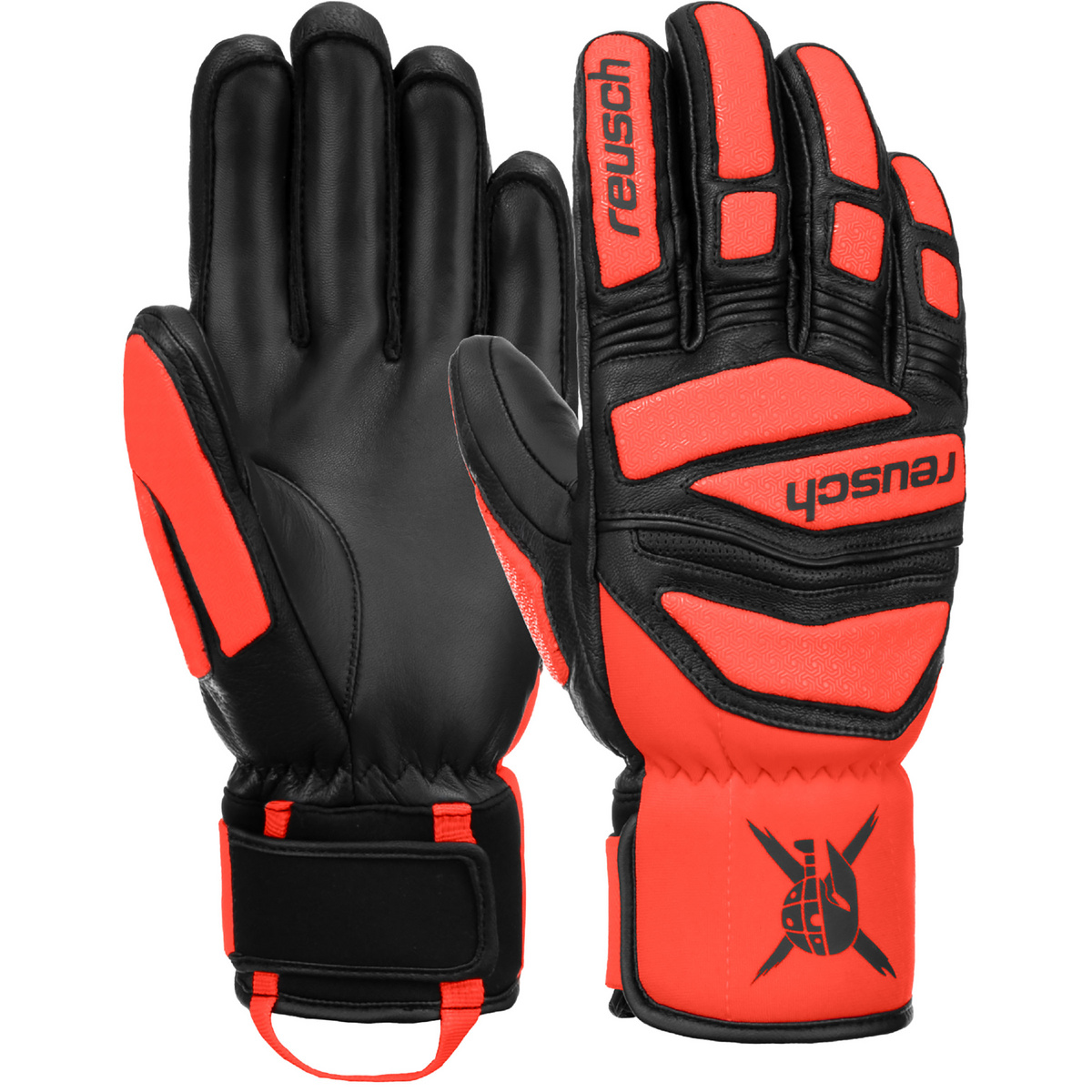 Bild von Worldcup Warrior DH extra warme Skihandschuhe Rennhandschuhe mit kurzem Abschluss und Klettverschluss Winddichte