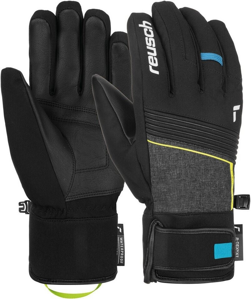 Bild von Reusch Louis R-Tex Xt Gloves black melange/safety yellow/brilliant blue