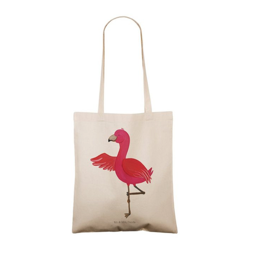 Bild von Stylische Mr. & Mrs. Panda Tragetasche Flamingo Yoga