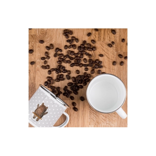 Bild von Camping Emaille Tasse von Mr. & Mrs. Panda