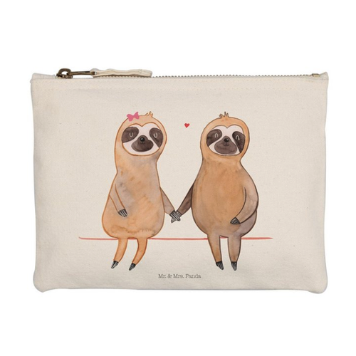 Bild von Mr. & Mrs. Panda Kosmetiktasche Faultier Pärchen - XXL