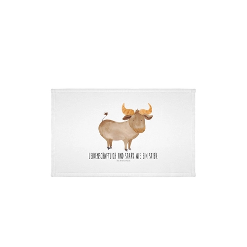 Bild von Mr. & Mrs. Panda Handtuch Sternzeichen Stier - Einladende Weichheit und Einzigartiges Design