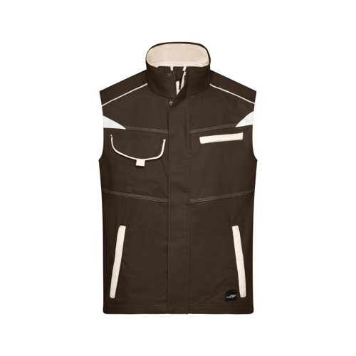 Bild von James & Nicholson Workwear Weste JN850 - Funktionalität trifft Stil