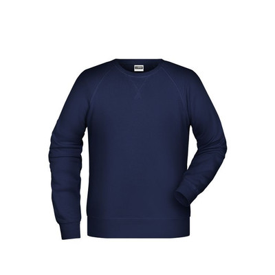 Bild von Herren Raglan Sweatshirt 8022, navy-blau, Größe 5XL