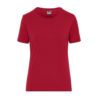 Bild von Damen Bio Workwear T-Shirt Stretch JN1801, rot, Größe XXL