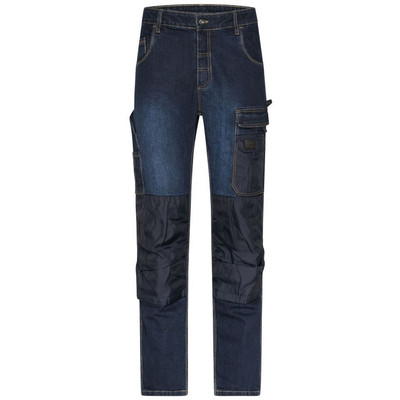 Bild von Workwear Stretch-Jeans JN875, blau denim, Größe 25