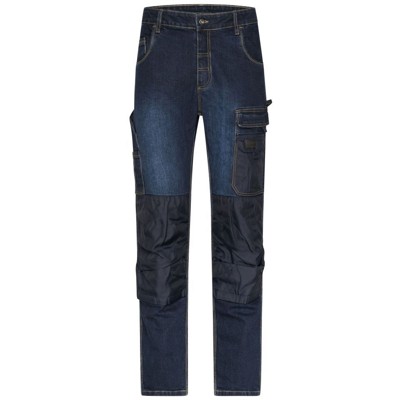 Bild von Workwear Stretch-Jeans JN875, blau denim, Größe 42