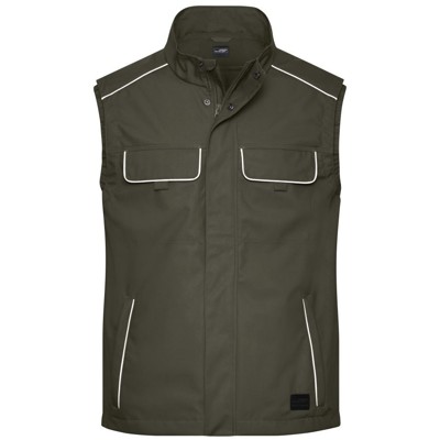 Bild von Workwear Softshellweste Light JN881, oliv, Größe XL