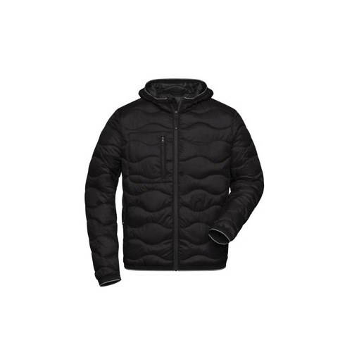 Bild von Herren Steppjacke Sorona® JN1156 von James & Nicholson – Schwarz, Größe S