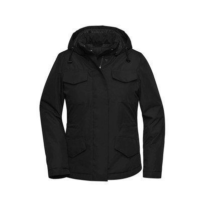Bild von Damen Business Winterjacke JN1157, schwarz, Größe S