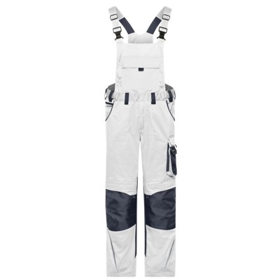 Bild von Workwear Latzhose Cordura® JN1833, weiß/carbon, Größe 26