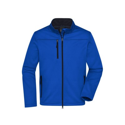 Bild von Herren Softshell Jacke Recycled Polyester JN1172, nautic-blau, Größe XXL