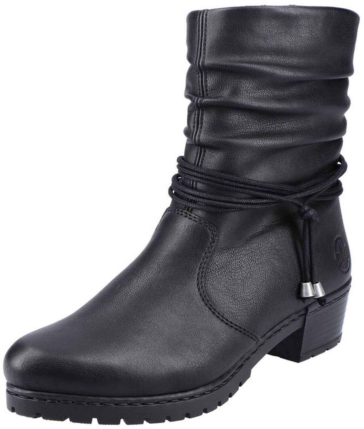 Bild von Rieker Damen Klassische Stiefeletten Y17R2, Frauen Stiefeletten,Winterstiefeletten,Winterschuhe,warm,gefüttert,Boots,schwarz (00),36 EU / 3.5 UK