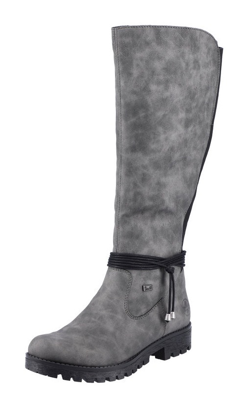 Bild von Rieker Winterstiefel, Langschaftstiefel, Stretch, Reißverschluss, mit Warmfutter