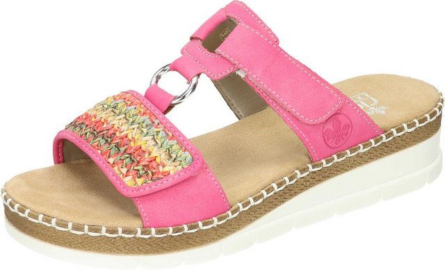 Bild von Rieker Pantoletten Pantolette aus Synthetik/Textil