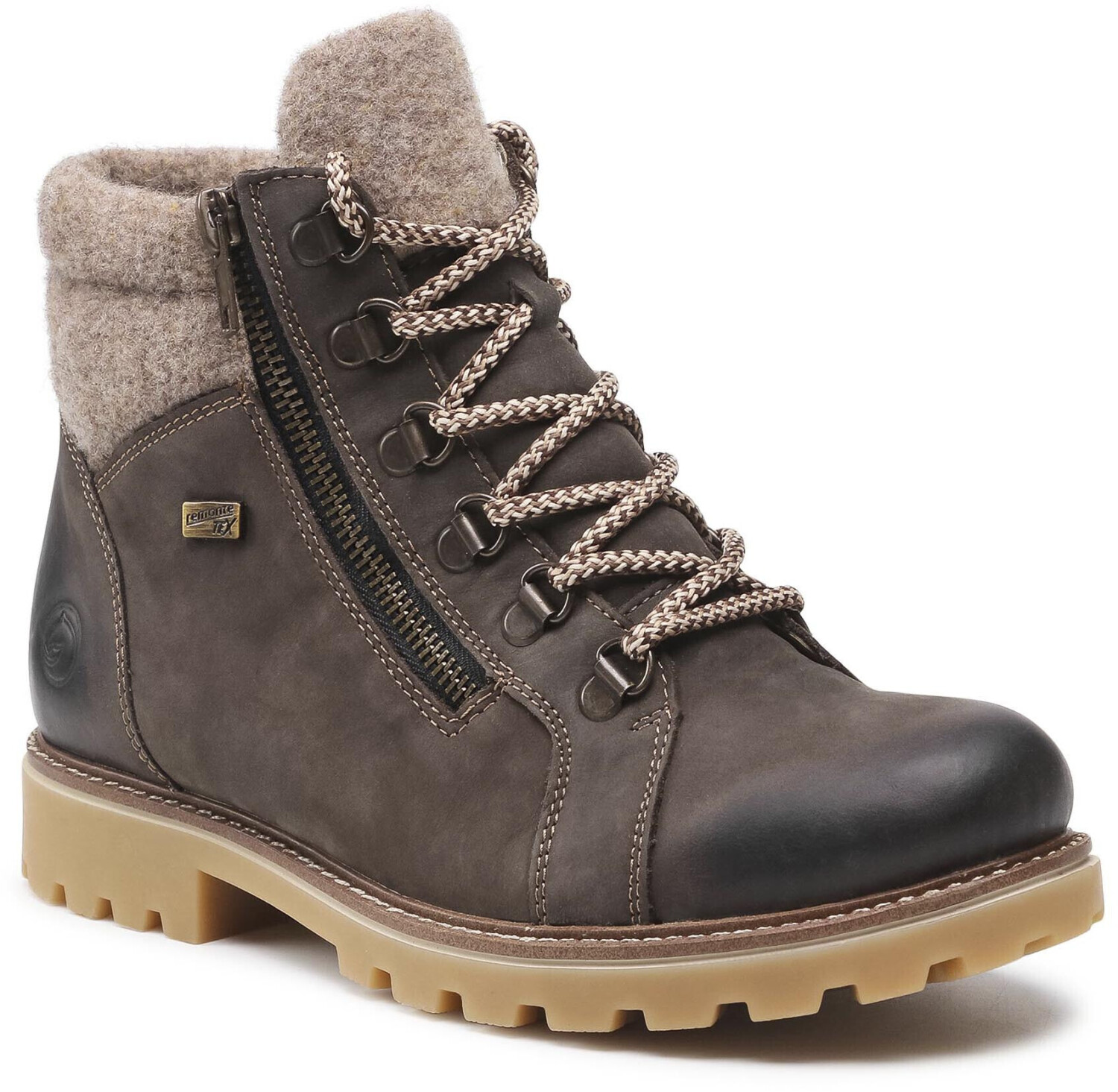 Bild von Remonte Winterboots, Blockabsatz, Outdoorschuh, Schnürschuh im trendigen Bergsteiger-Look