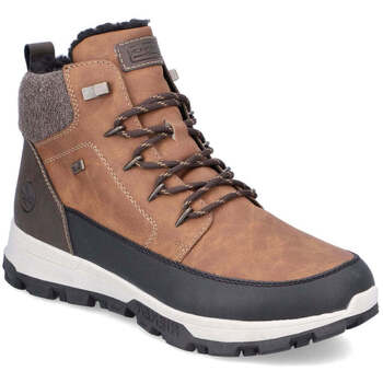 Bild von rieker Lederimitat Stiefelette, braun, 42