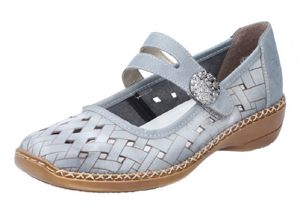Bild von Rieker 41375-12 - Rieker Slipper Blau