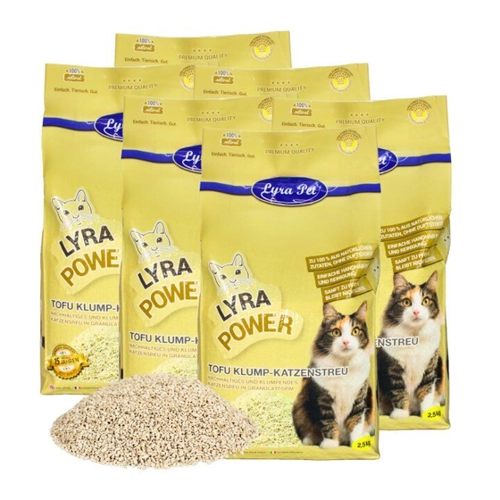 Bild von Lyra Pet® Tofu Katzenstreu - 15 kg