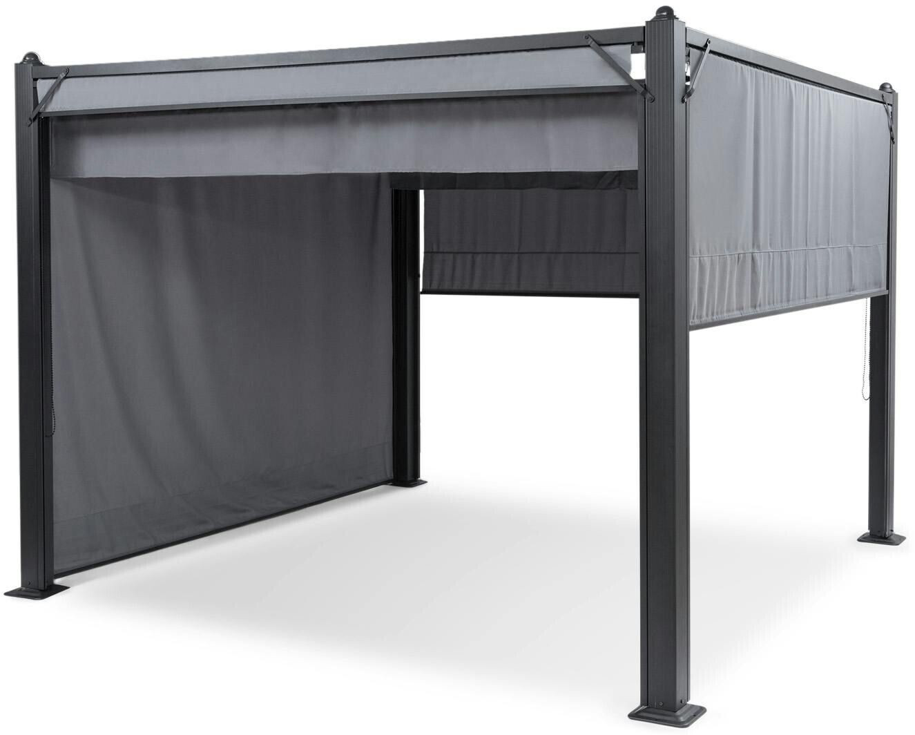 Bild von blumfeldt Pavillon Pantheon Cortina, (Set), Pergola Terrassenüberdachung Grillpavillon Gartenpavillon Sonnenschutz