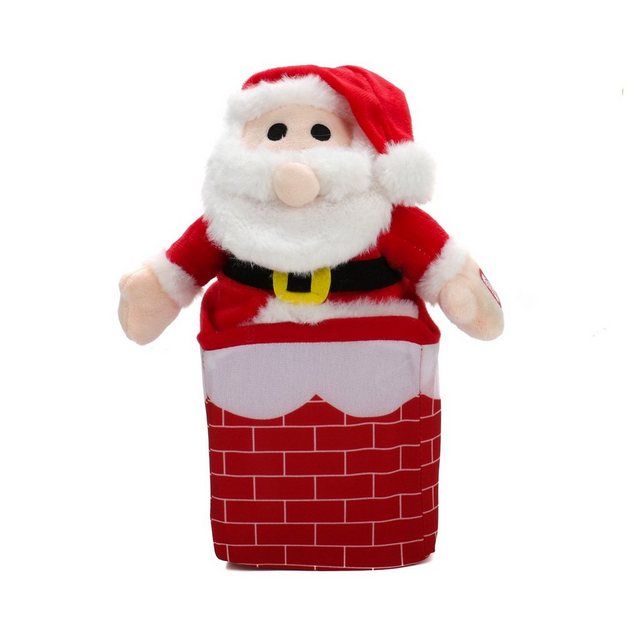Bild von Bubble-Store Weihnachtsfigur Weihnachtsmann im Kamin (bewegt sich auf und ab, singt zu Merry Christmas), Weihnachtsmannfigur, Weihnachten, Dekofigur