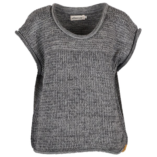Bild von Albmerino - Women's Oversize Pullunder Mouline - Wollpullover Gr 40/42 grau