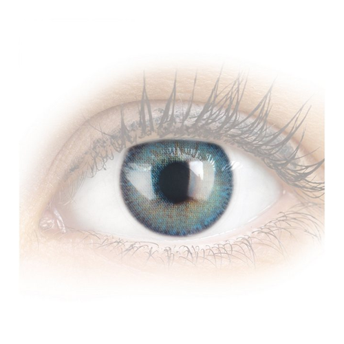 Bild von GLAMLENS Monatslinsen Mirel Blue – Stark deckende & natürliche blaue Linsen