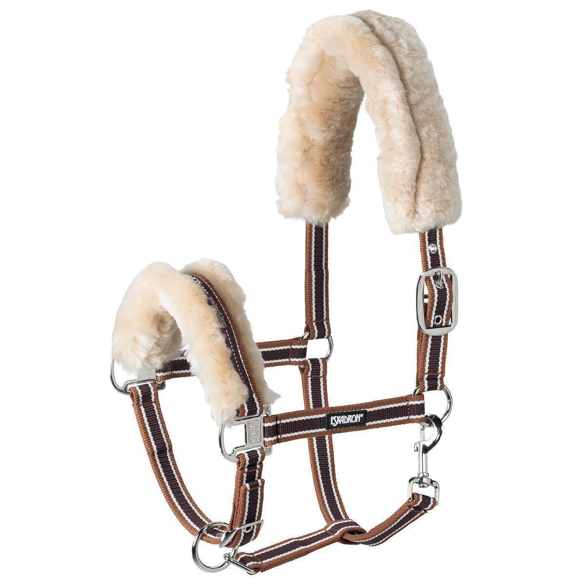 Bild von Eskadron Halfter Lambskin Pin Buckle, hazelnut-creme-darkbrown P2