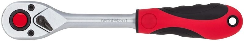 Bild von Gedore Red, Ratsche, red R60000027 2K-Umschaltknarre 1/2 250 mm Rückschwenkwinkel 5° (1/2")