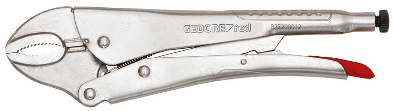 Bild von GEDORE red Gripzange mit Selbstklemmfunktion, 6 cm Spannweite, Einstellschraube und Auslösehebel, Chrom-Vanadium-Stahl, 12 Zoll (29,5 cm) Länge